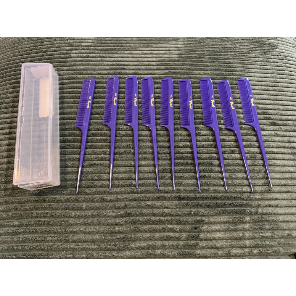 Rest Cleopatra Purple Rattail Comb X-Fine - 9 - #441 Hair Styling Tools